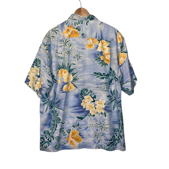 TOMMY BAHAMA Men’s Button Down Casual Silk Shirt Size M - Picture 3 of 8